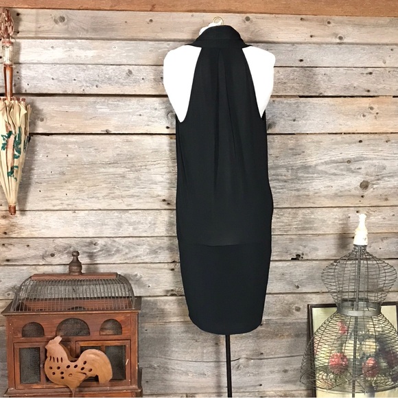 Stile Benneton Black Low Cut Dress - Picture 2 of 10